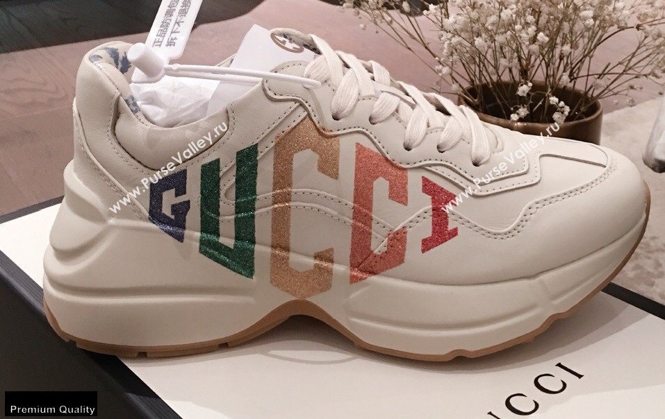 Gucci Rhyton Leather Lovers Sneakers 02 2021 (kaola-21022317)