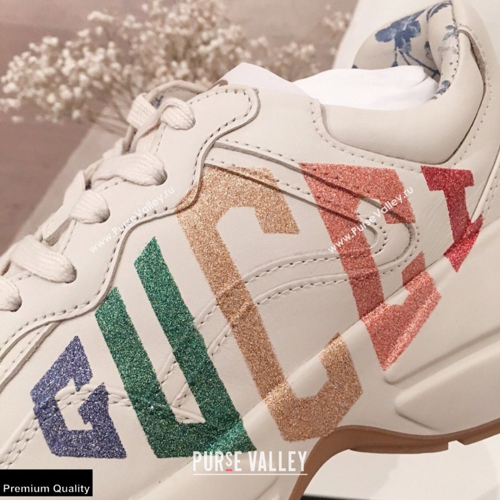 Gucci Rhyton Leather Lovers Sneakers 02 2021 (kaola-21022317)