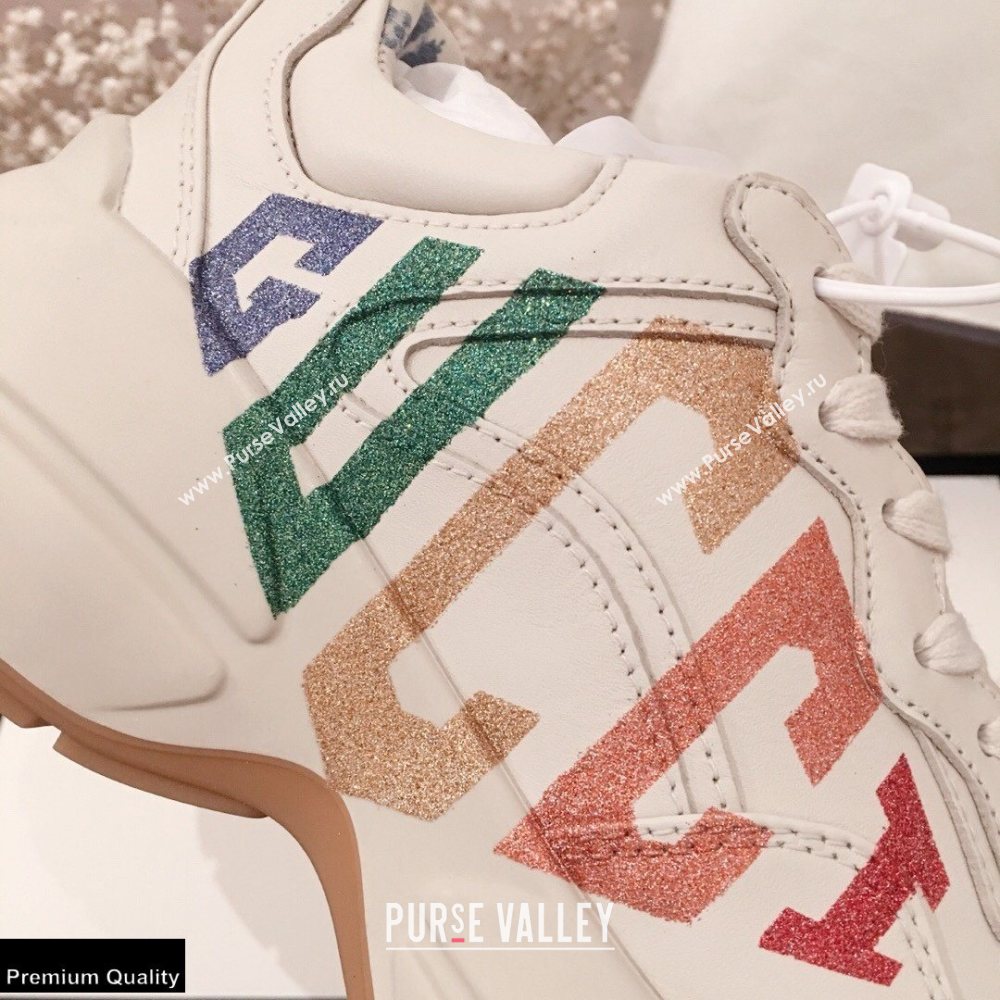 Gucci Rhyton Leather Lovers Sneakers 02 2021 (kaola-21022317)