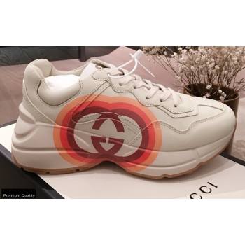 Gucci Rhyton Leather Lovers Sneakers 01 2021 (kaola-21022316)