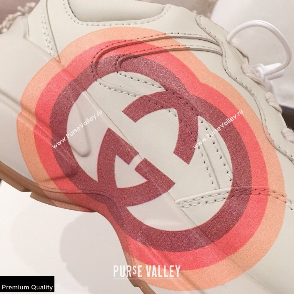 Gucci Rhyton Leather Lovers Sneakers 01 2021 (kaola-21022316)