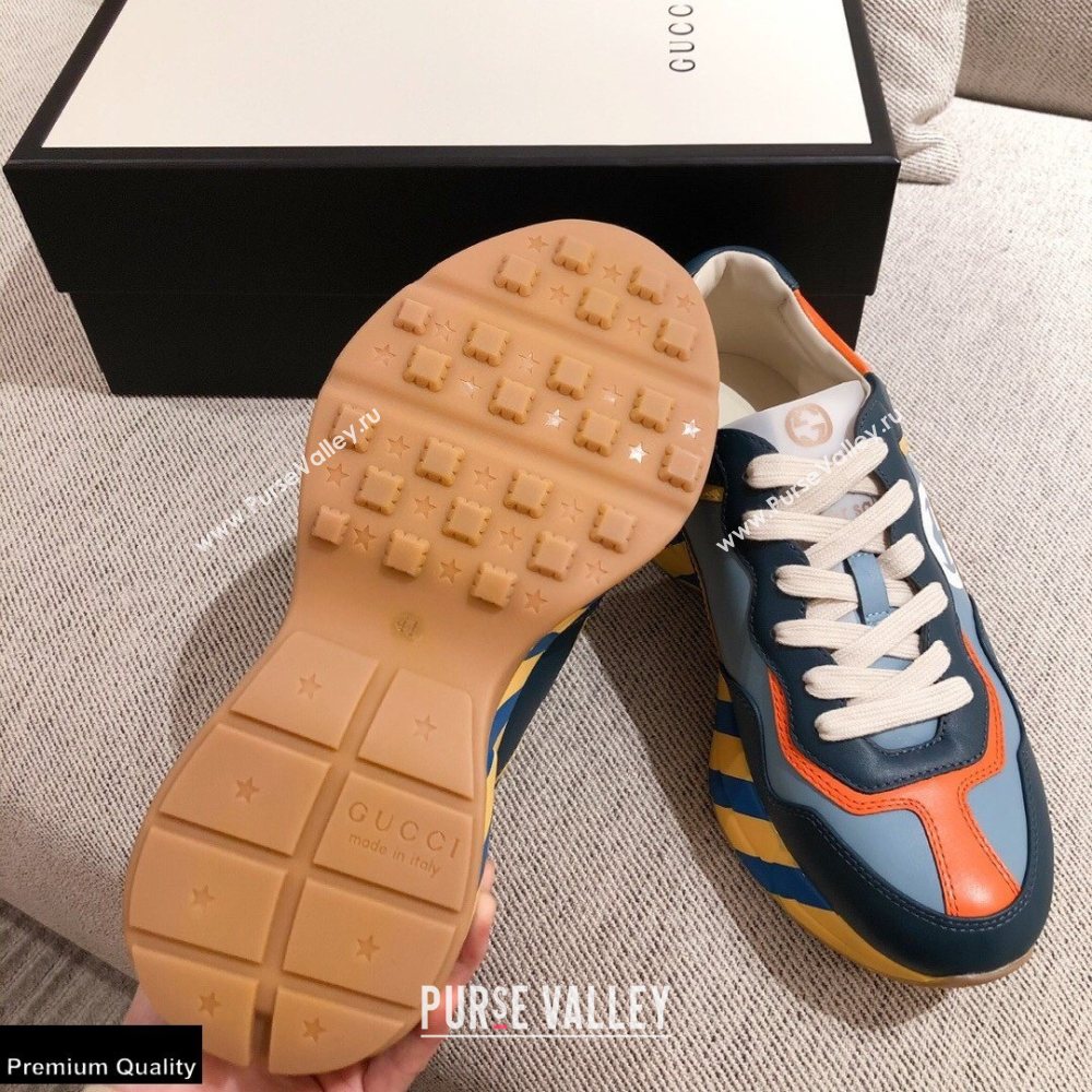 Gucci Rhyton Leather Lovers Sneakers 33 2021 (kaola-21022348)