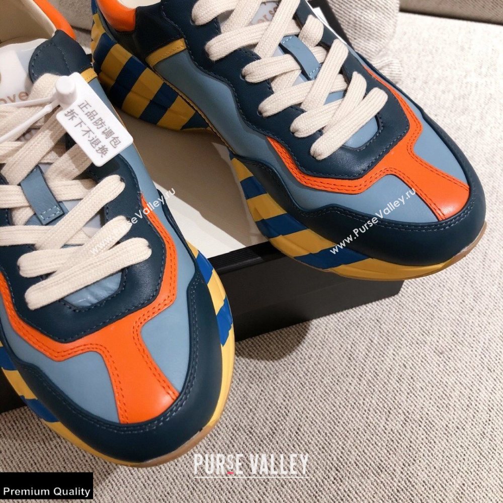 Gucci Rhyton Leather Lovers Sneakers 33 2021 (kaola-21022348)