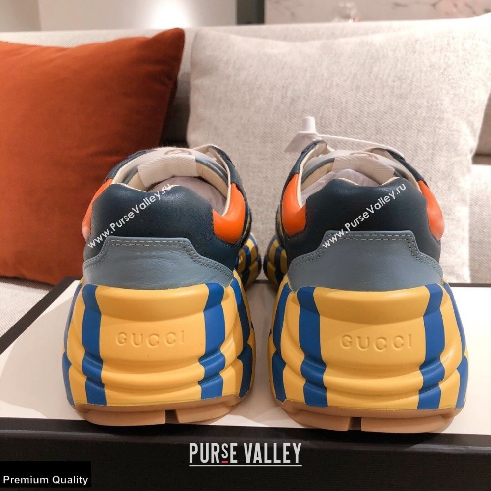 Gucci Rhyton Leather Lovers Sneakers 33 2021 (kaola-21022348)