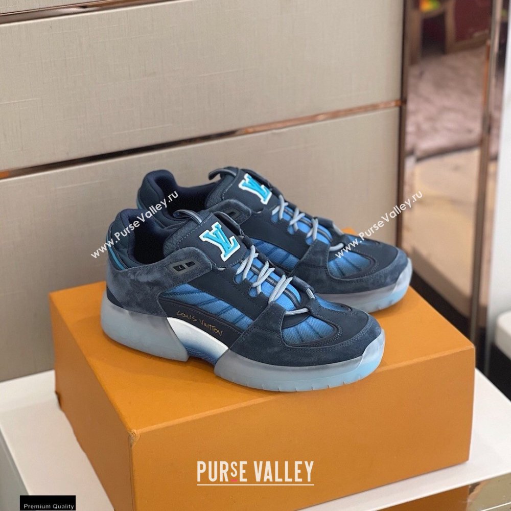 Louis Vuitton A View Mens Sneakers Blue 2021 (modeng-21030471)