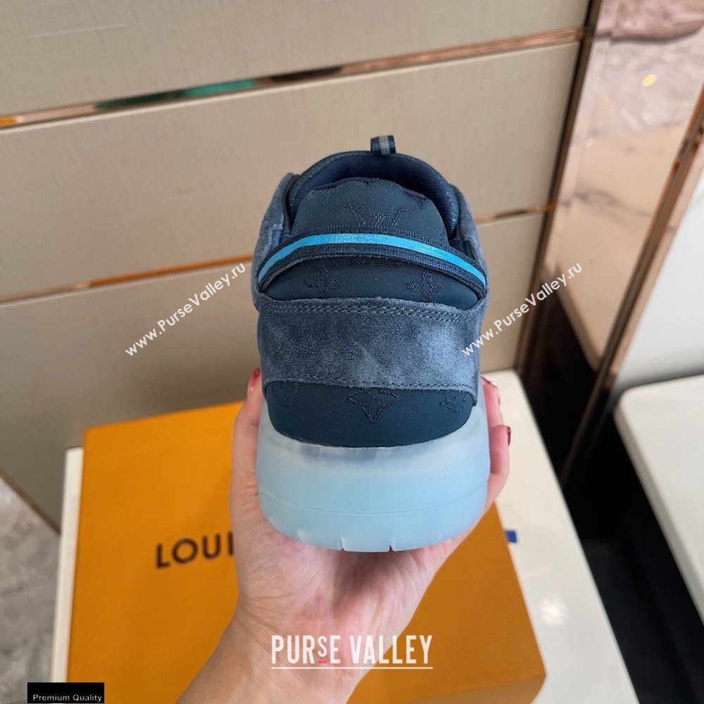 Louis Vuitton A View Mens Sneakers Blue 2021 (modeng-21030471)