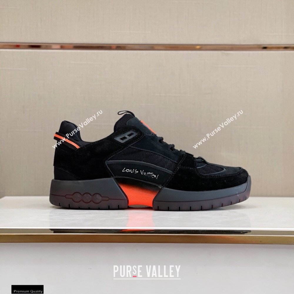 Louis Vuitton A View Mens Sneakers Black 2021 (modeng-21030469)