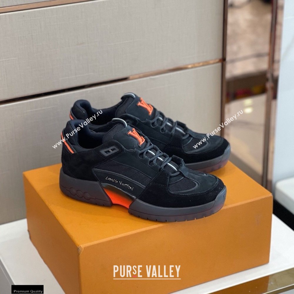Louis Vuitton A View Mens Sneakers Black 2021 (modeng-21030469)