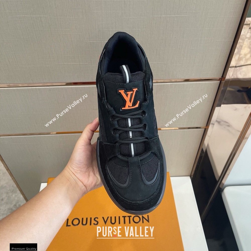 Louis Vuitton A View Mens Sneakers Black 2021 (modeng-21030469)