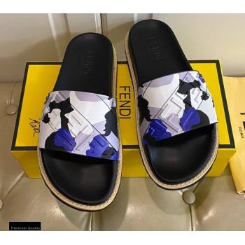 Fendi Rubber Footbed Slides 10 2021 (modeng-21030451)