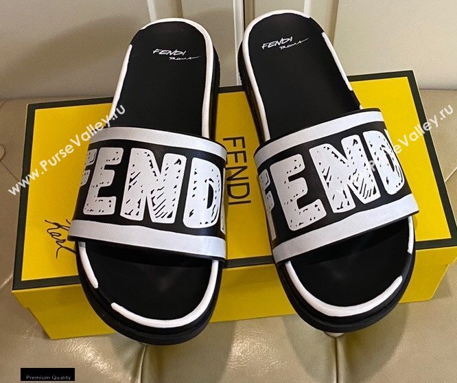 Fendi Rubber Footbed Slides 05 2021 (modeng-21030446)