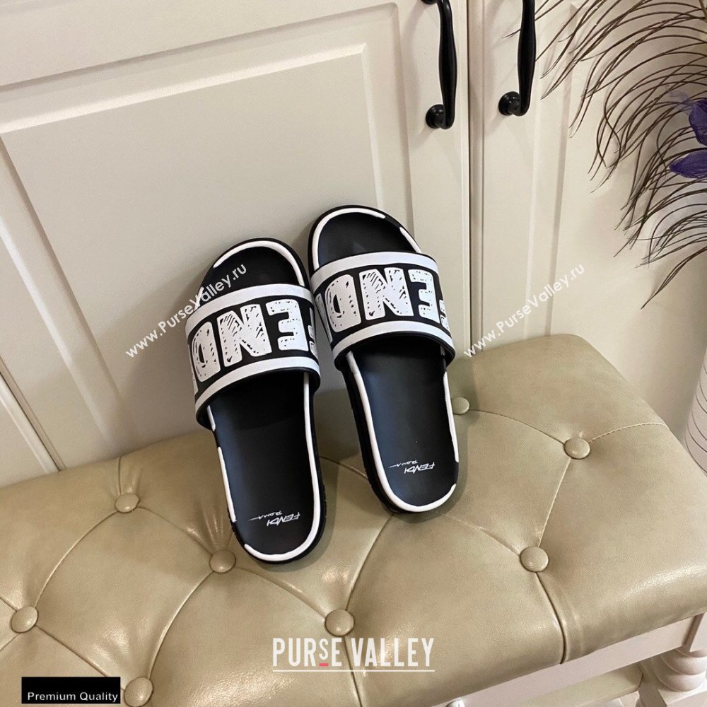 Fendi Rubber Footbed Slides 05 2021 (modeng-21030446)