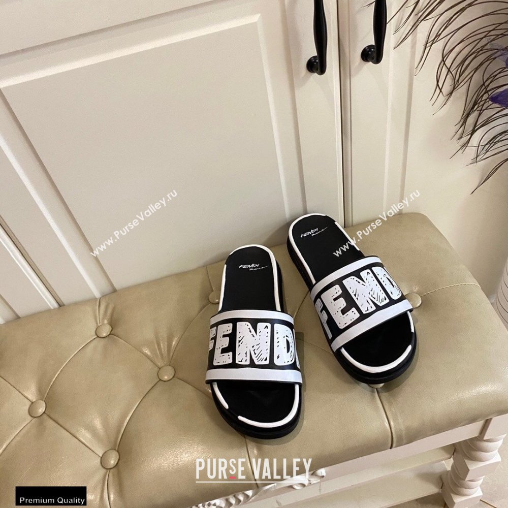 Fendi Rubber Footbed Slides 05 2021 (modeng-21030446)