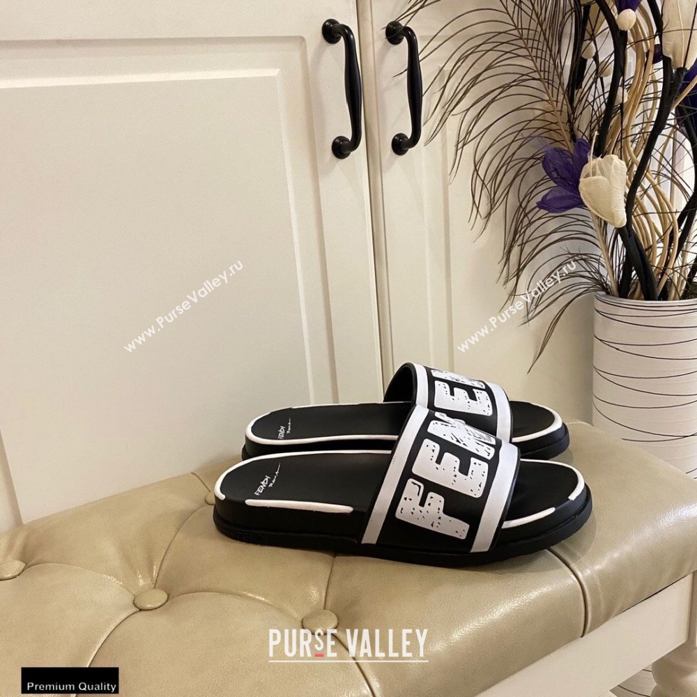 Fendi Rubber Footbed Slides 05 2021 (modeng-21030446)