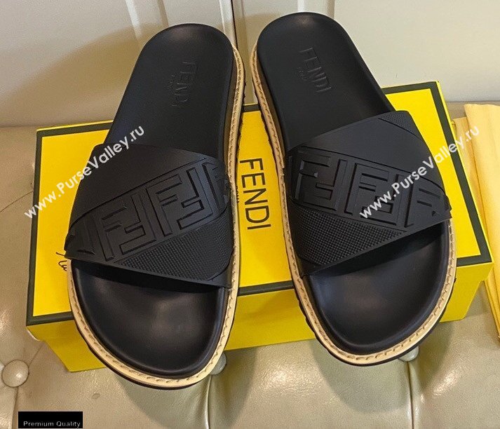 Fendi Rubber Footbed Slides 11 2021 (modeng-21030452)