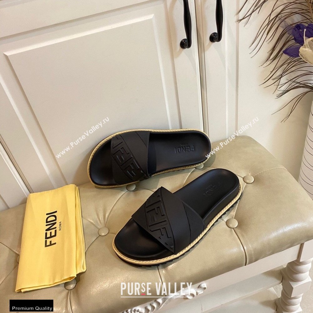 Fendi Rubber Footbed Slides 11 2021 (modeng-21030452)