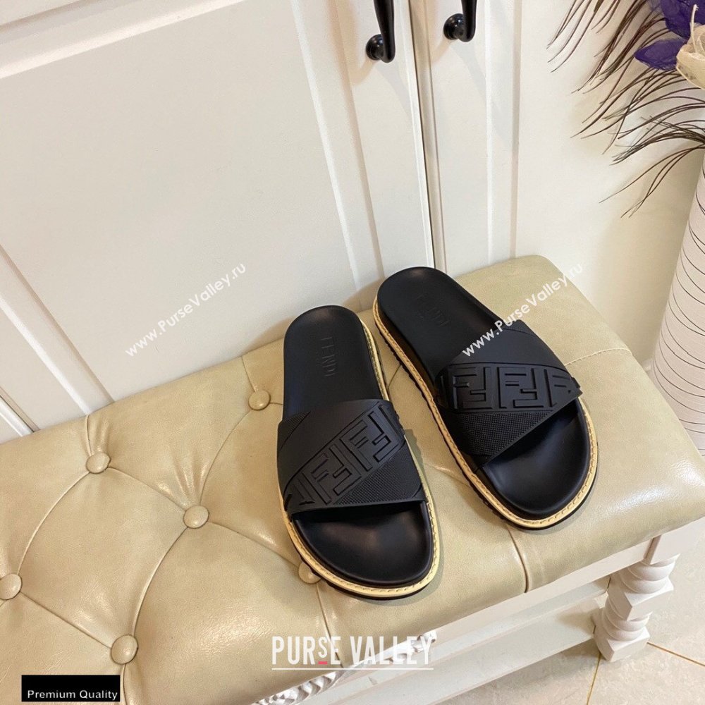 Fendi Rubber Footbed Slides 11 2021 (modeng-21030452)