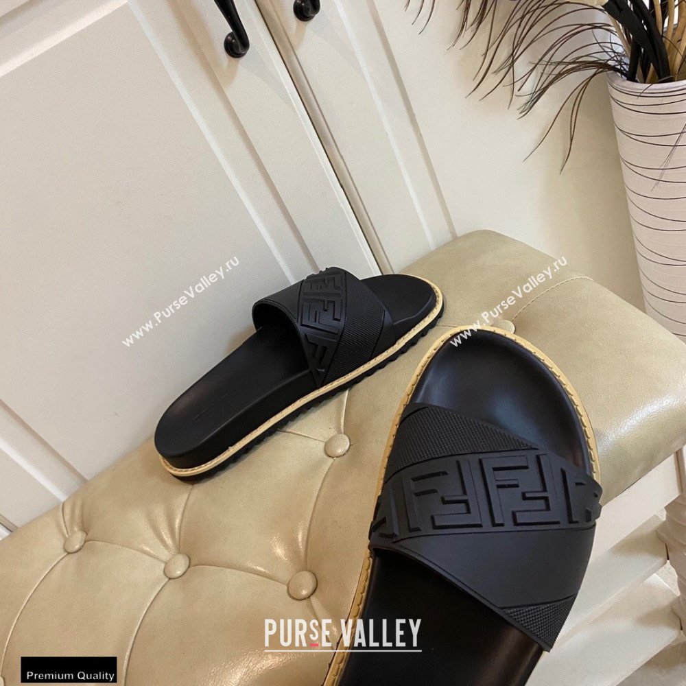 Fendi Rubber Footbed Slides 11 2021 (modeng-21030452)