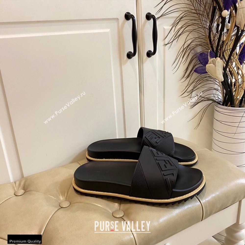 Fendi Rubber Footbed Slides 11 2021 (modeng-21030452)