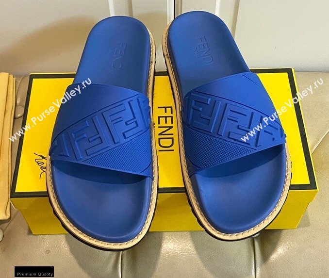 Fendi Rubber Footbed Slides 12 2021 (modeng-21030453)