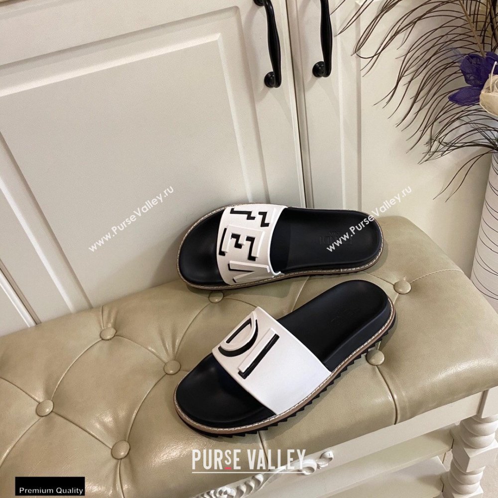 Fendi Rubber Footbed Slides 04 2021 (modeng-21030445)