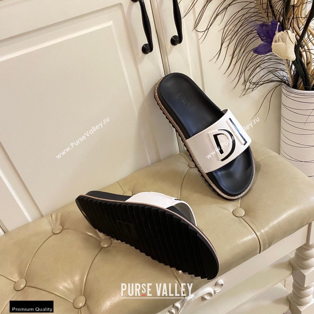 Fendi Rubber Footbed Slides 04 2021 (modeng-21030445)