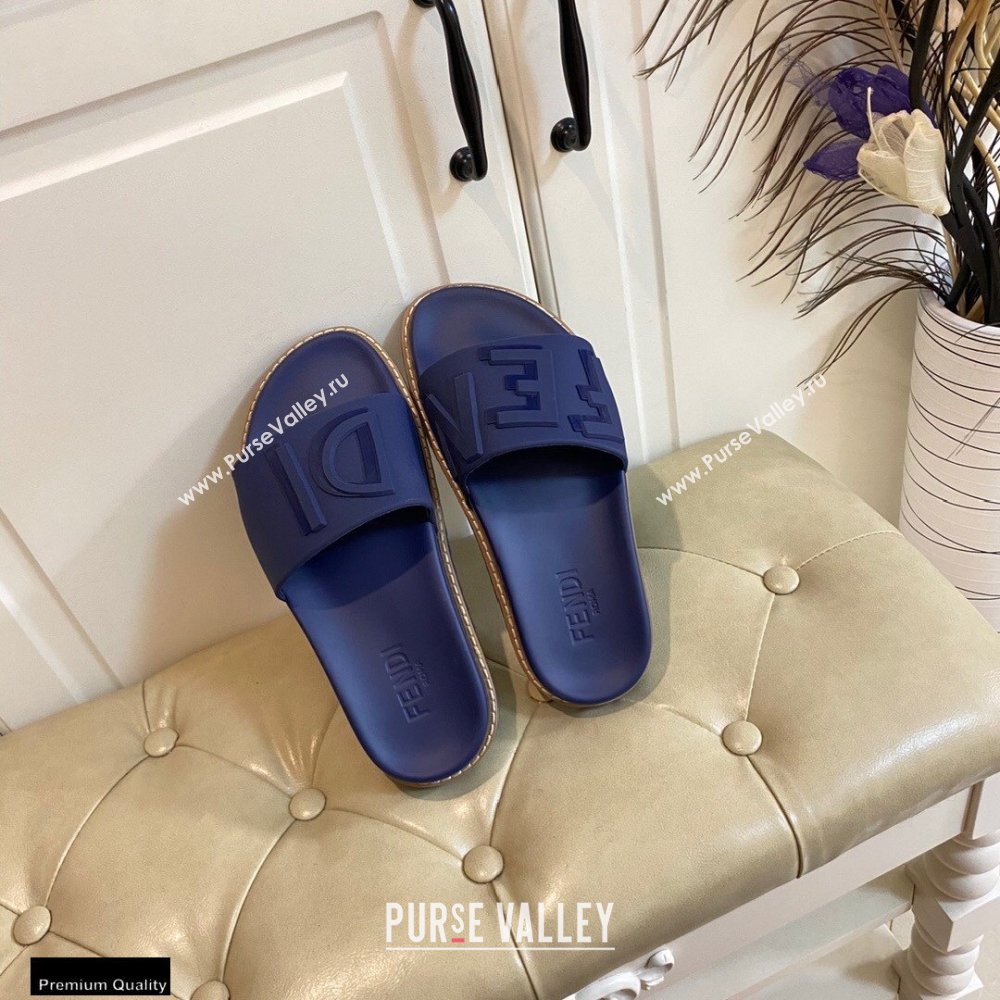 Fendi Rubber Footbed Slides 02 2021 (modeng-21030443)