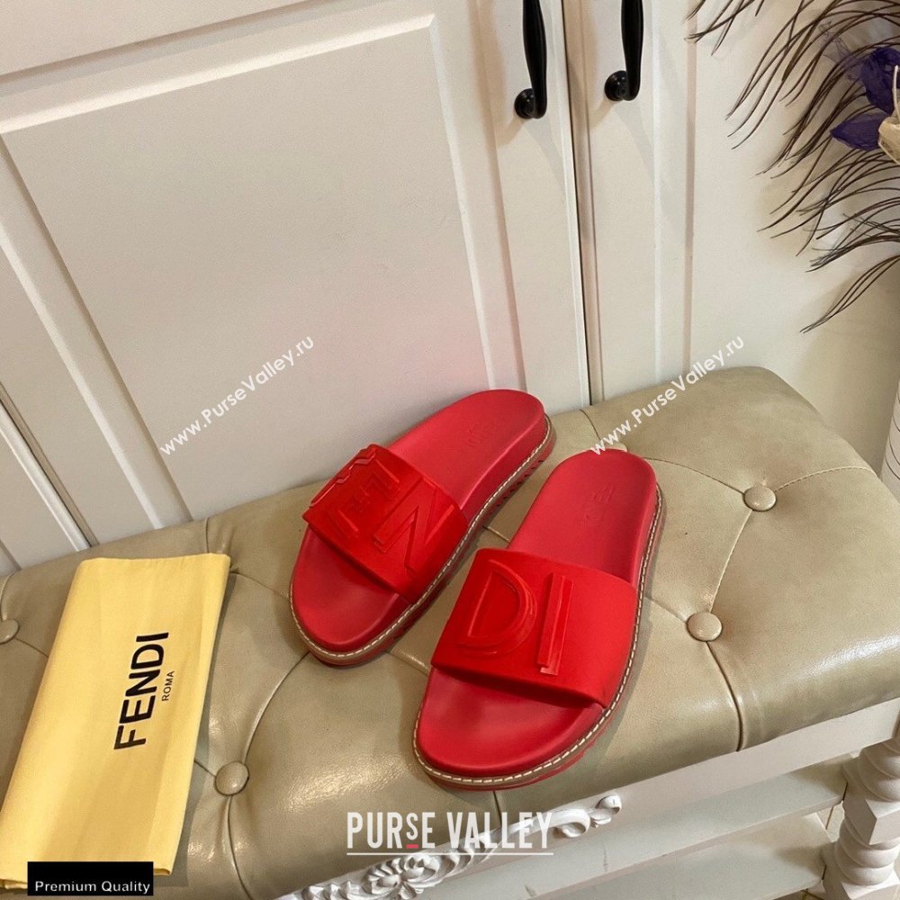 Fendi Rubber Footbed Slides 03 2021 (modeng-21030444)