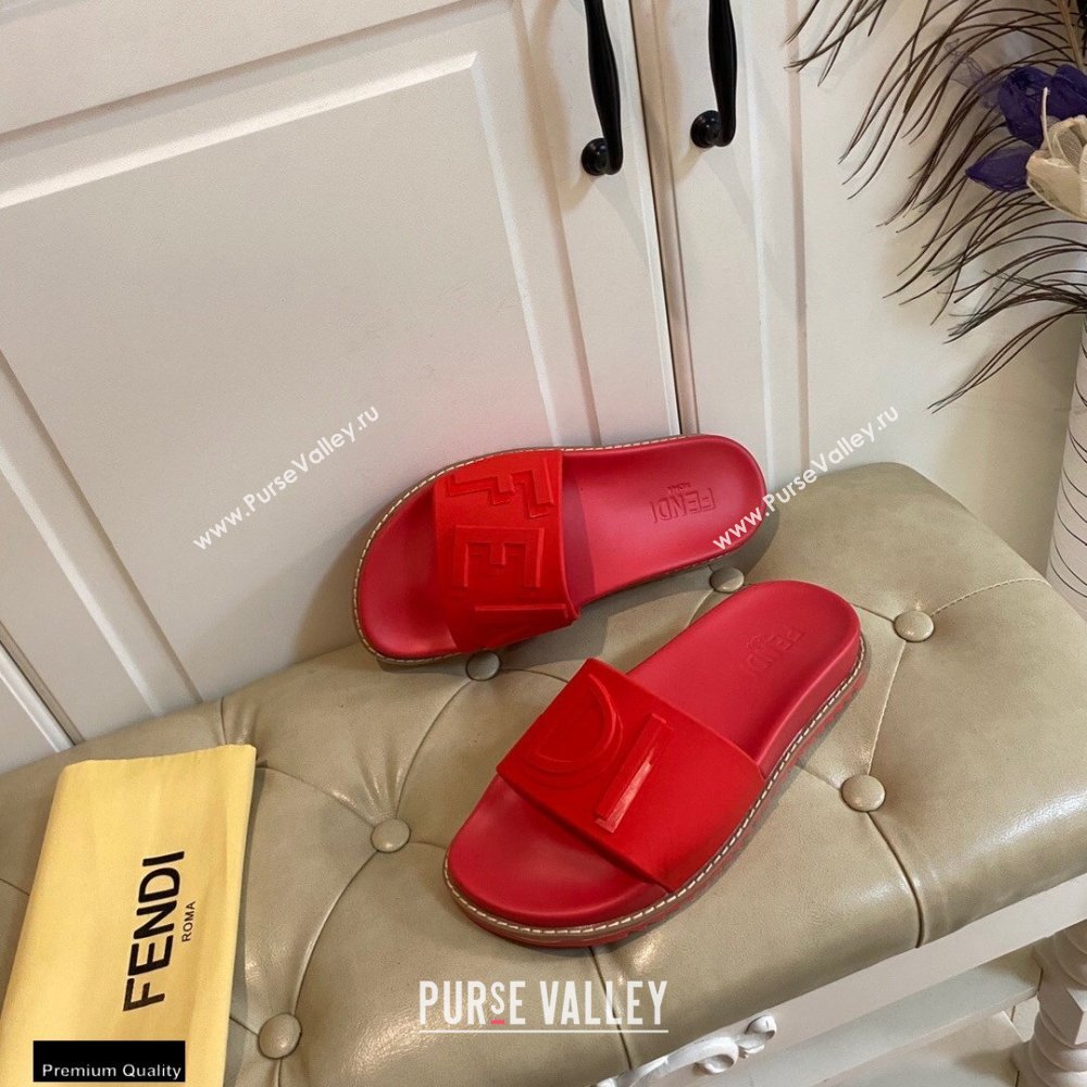 Fendi Rubber Footbed Slides 03 2021 (modeng-21030444)