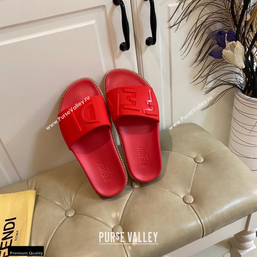 Fendi Rubber Footbed Slides 03 2021 (modeng-21030444)