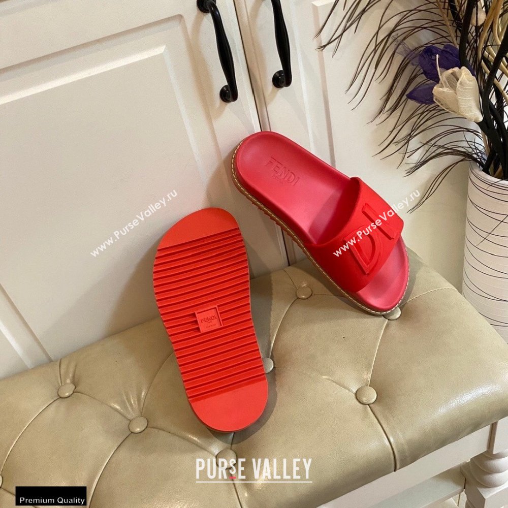 Fendi Rubber Footbed Slides 03 2021 (modeng-21030444)