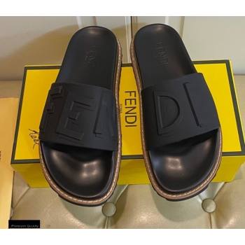 Fendi Rubber Footbed Slides 01 2021 (modeng-21030442)