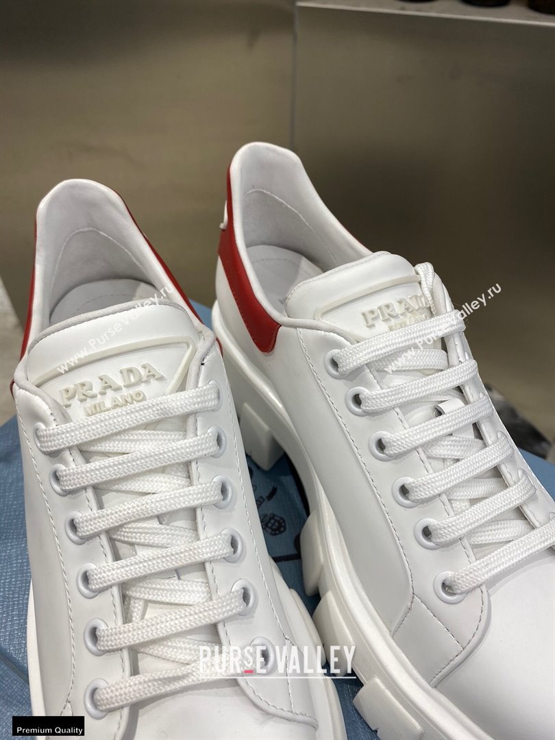 Prada Platform Logo Gabardine Sneakers 01 2021 (modeng-21030401)