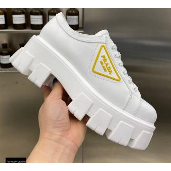 Prada Platform Logo Gabardine Sneakers 04 2021 (modeng-21030404)