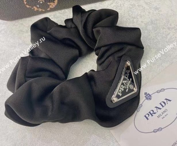 Prada Re-Nylon Scrunchie Hair Accessory Black 2021 (YF-210304d54)