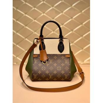 louis vuitton Monogram canvas Fold Tote PM m45388 green (kiki-8597)