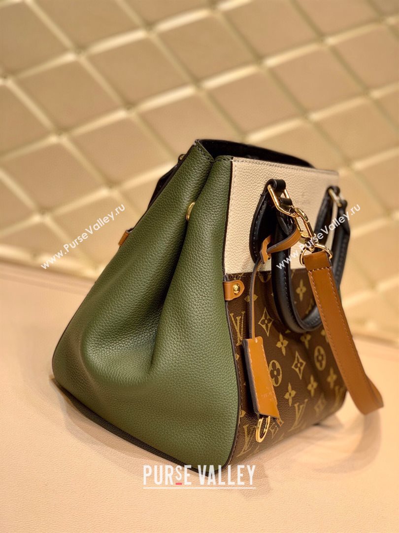 louis vuitton Monogram canvas Fold Tote PM m45388 green (kiki-8597)