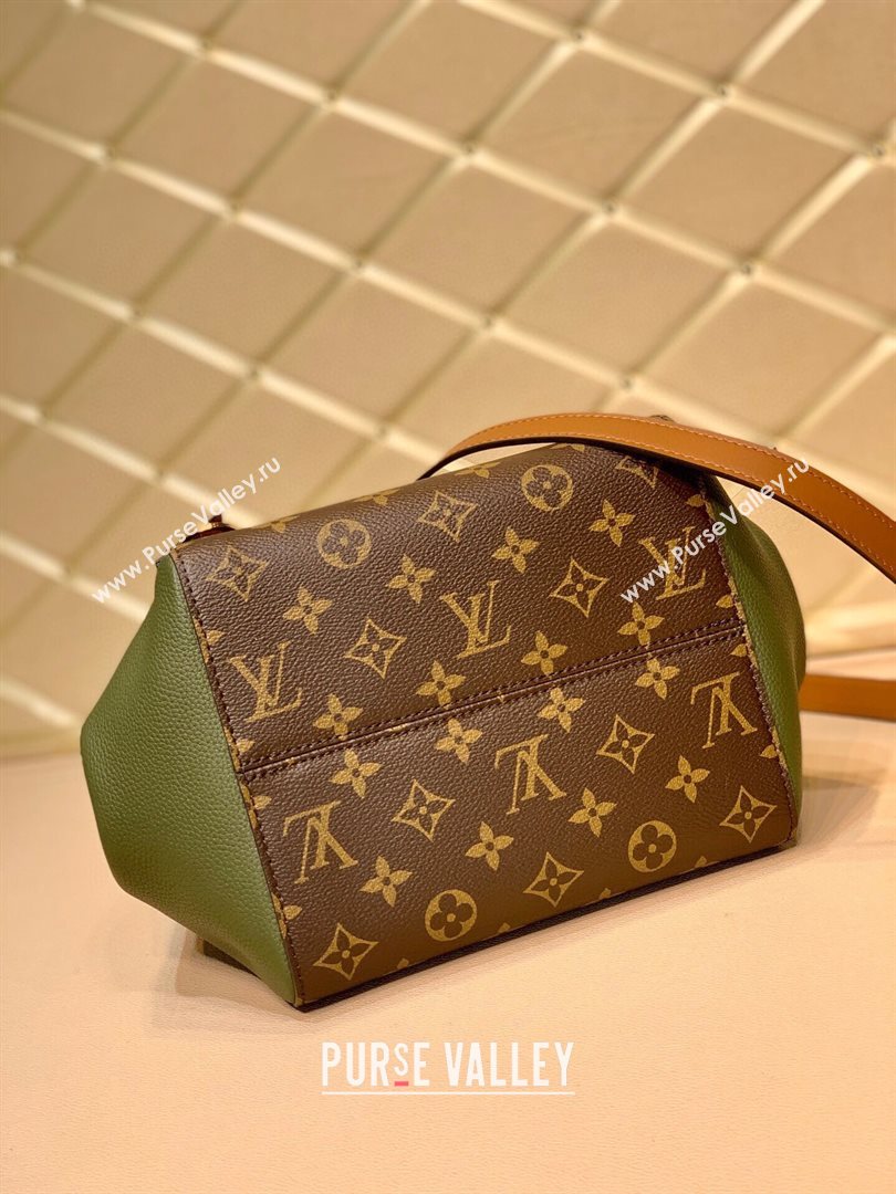 louis vuitton Monogram canvas Fold Tote PM m45388 green (kiki-8597)