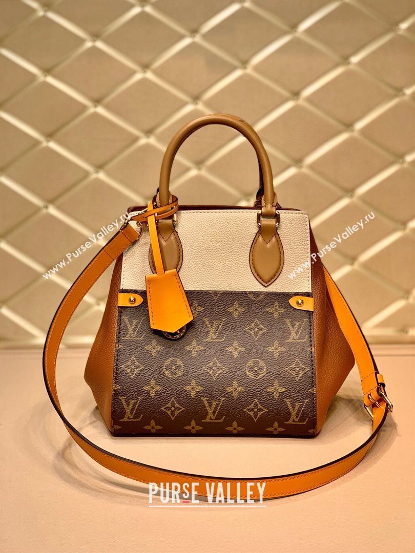 louis vuitton Monogram canvas Fold Tote PM m45388 camel (kiki-8510)