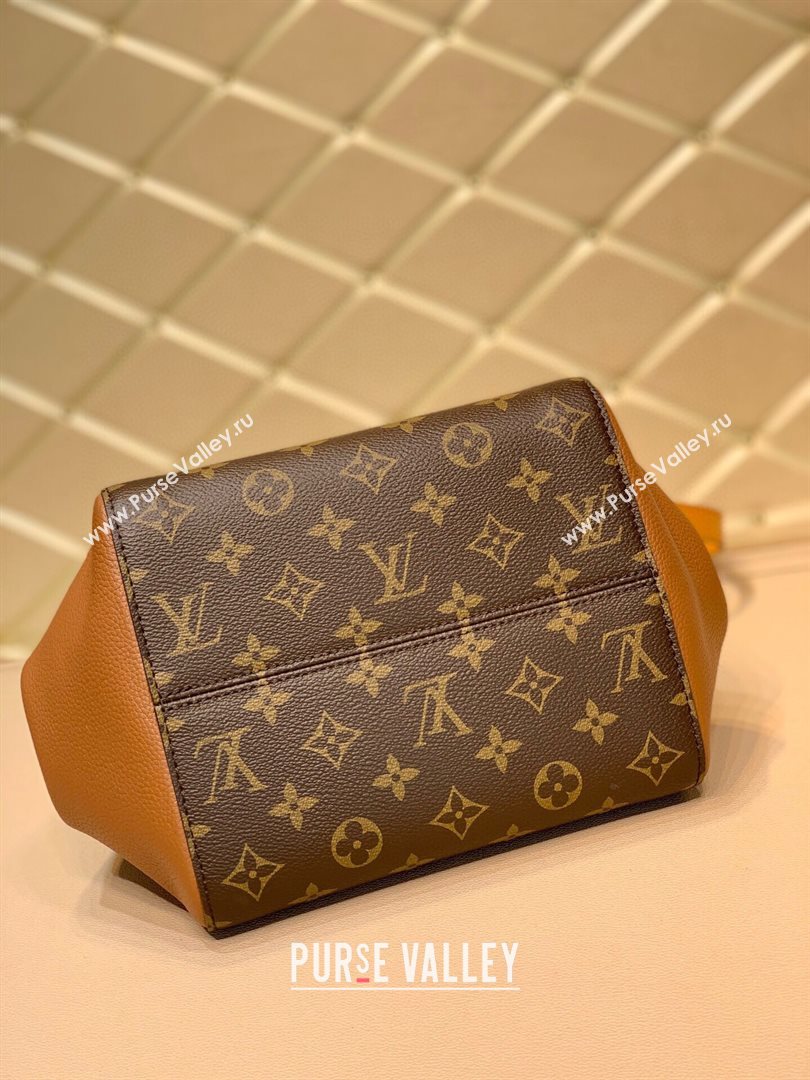 louis vuitton Monogram canvas Fold Tote PM m45388 camel (kiki-8510)