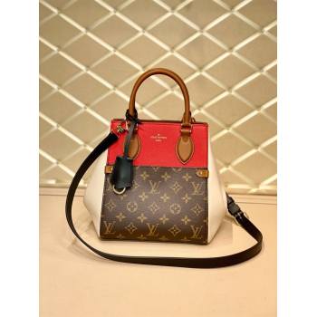 louis vuitton Monogram canvas Fold Tote PM m45388 white (kiki-8520)