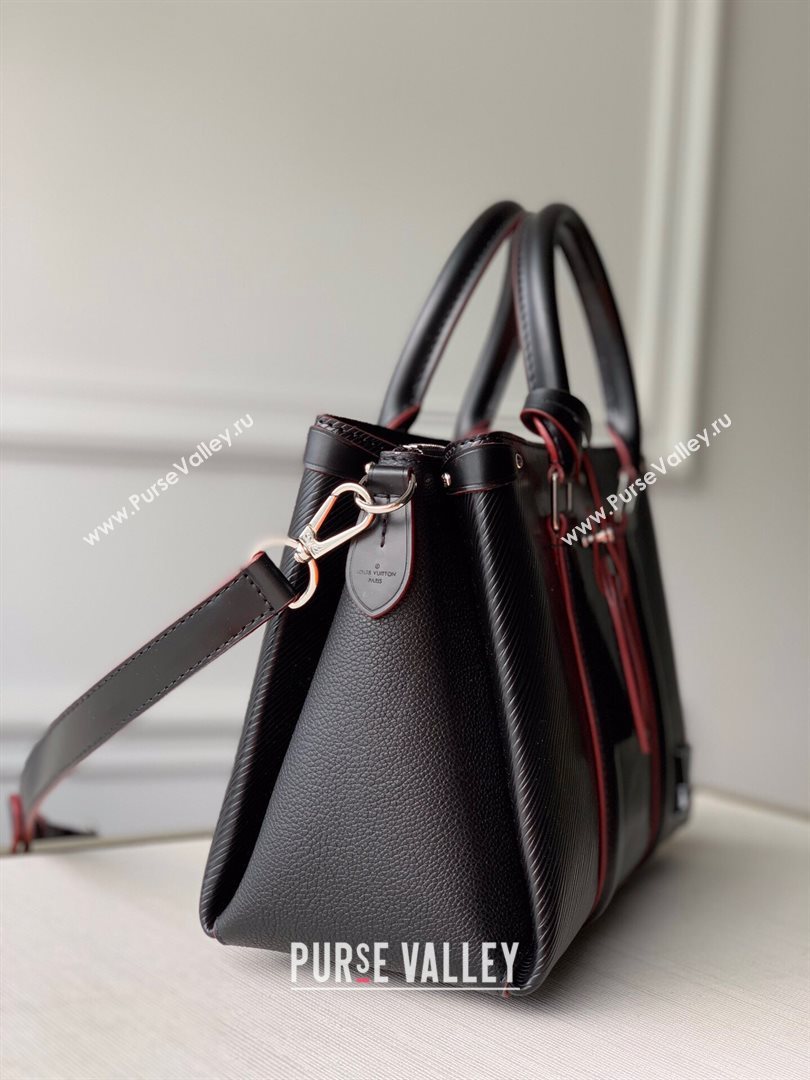 louis vuitton epi leather Soufflot BB bag m55613 black (kiki-8591)