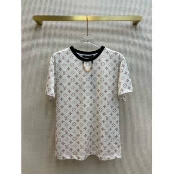 LOUIS VUITTON Monogram T-Shirt 1AFON8 2024 (qiqi-240321-09)