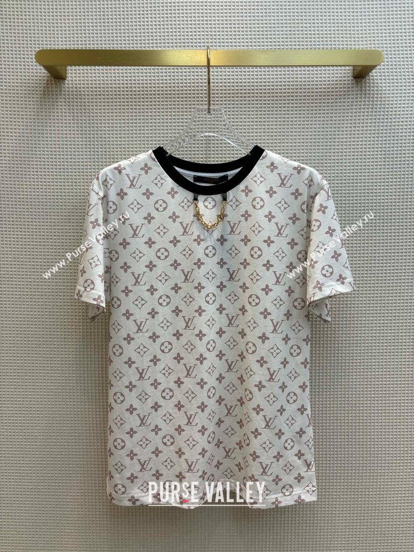 LOUIS VUITTON Monogram T-Shirt 1AFON8 2024 (qiqi-240321-09)