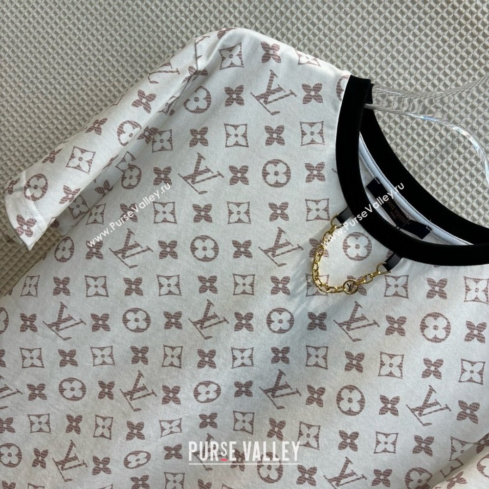 LOUIS VUITTON Monogram T-Shirt 1AFON8 2024 (qiqi-240321-09)