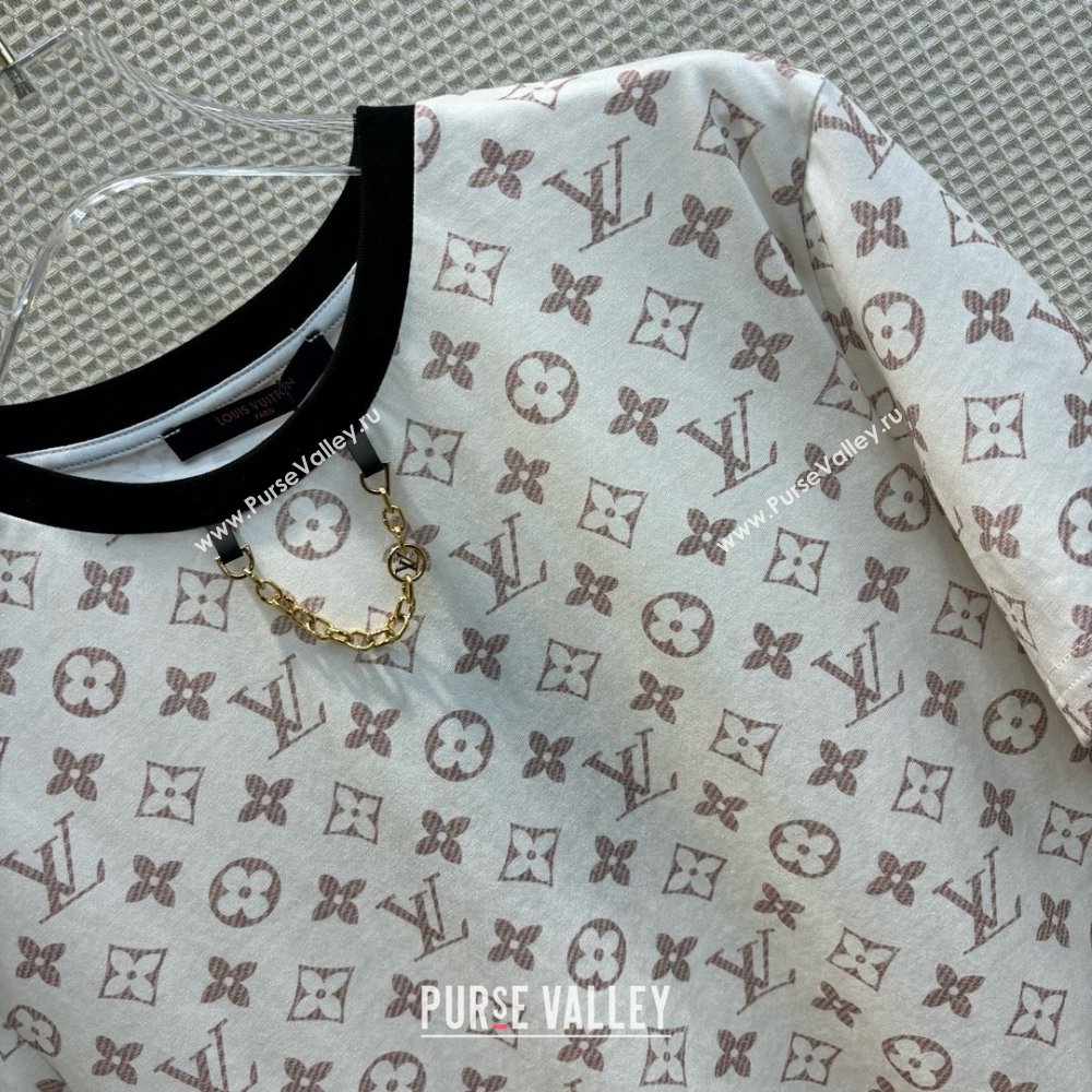 LOUIS VUITTON Monogram T-Shirt 1AFON8 2024 (qiqi-240321-09)