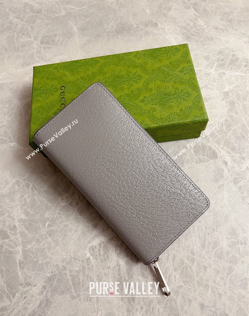 Gucci Pouch Bag with cut-out Interlocking G 723320 Gray 2023 (ziyin-23033004)