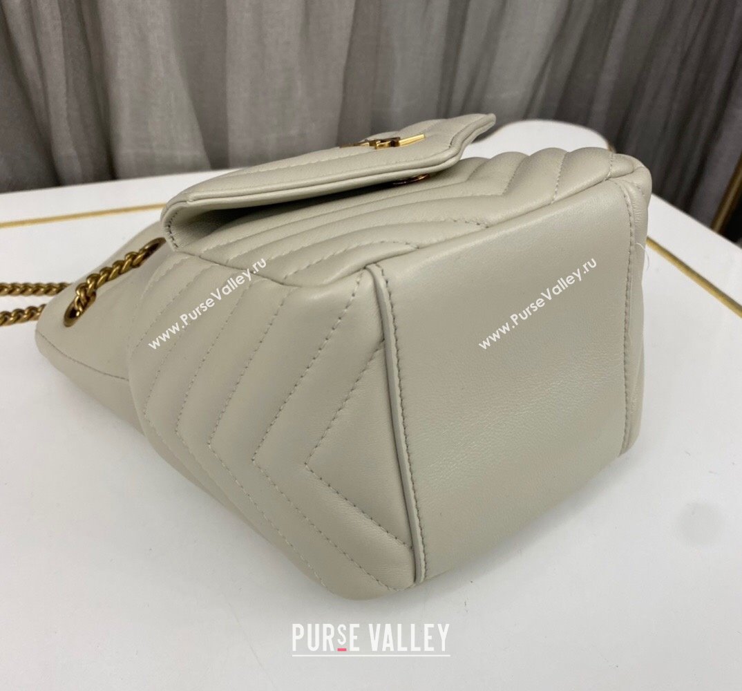 Saint Laurent joe mini bucket bag in quilted lambskin 701631 Black (nana-23080423)