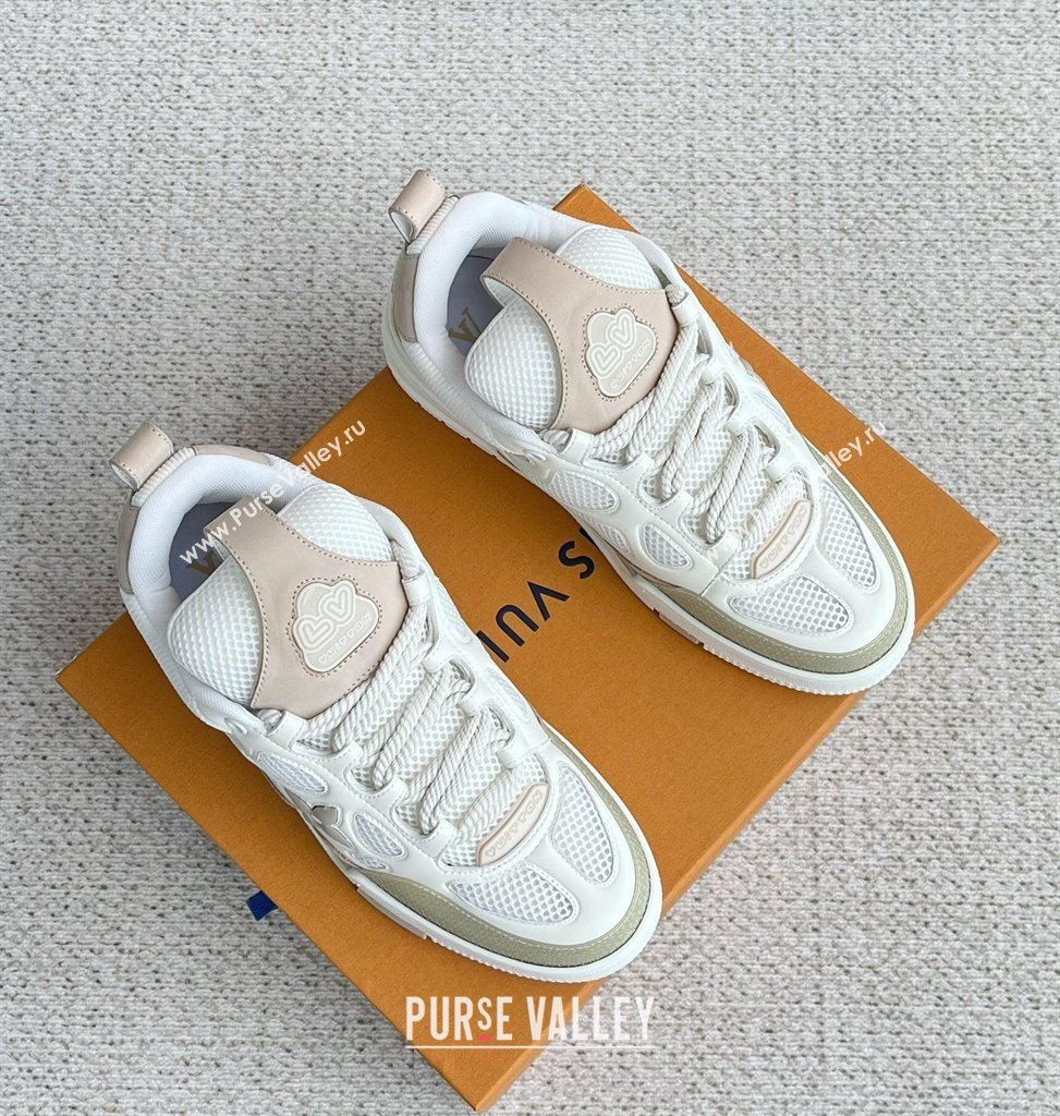 Louis Vuitton LV Skate Women/Men Sneakers Top Quality Beige 2023 (shouhe-23091963)
