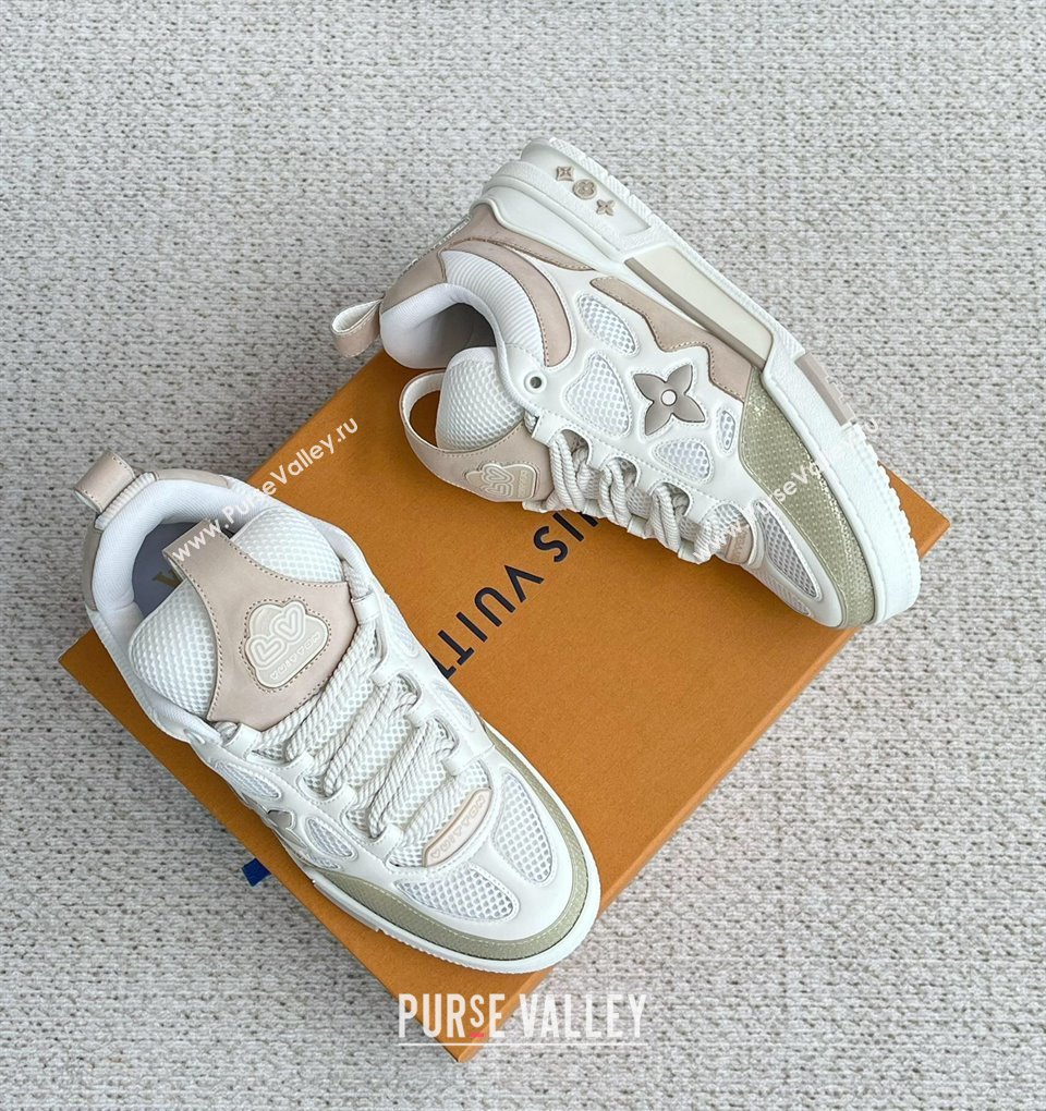 Louis Vuitton LV Skate Women/Men Sneakers Top Quality Beige 2023 (shouhe-23091963)